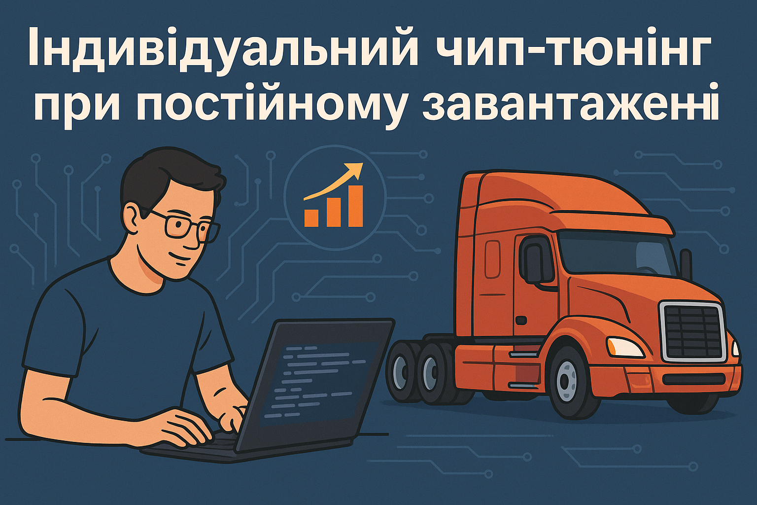 Чип-тюнінг завантажених тягачів