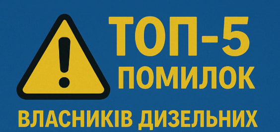 Найпоширеніші помилки власників дизельних авто в Україні