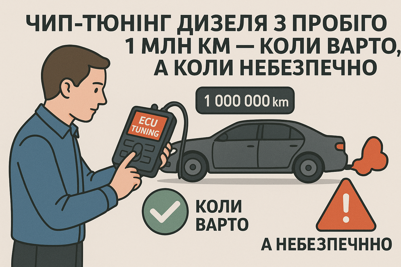 Чіп-тюнінг дизеля з великим пробігом
